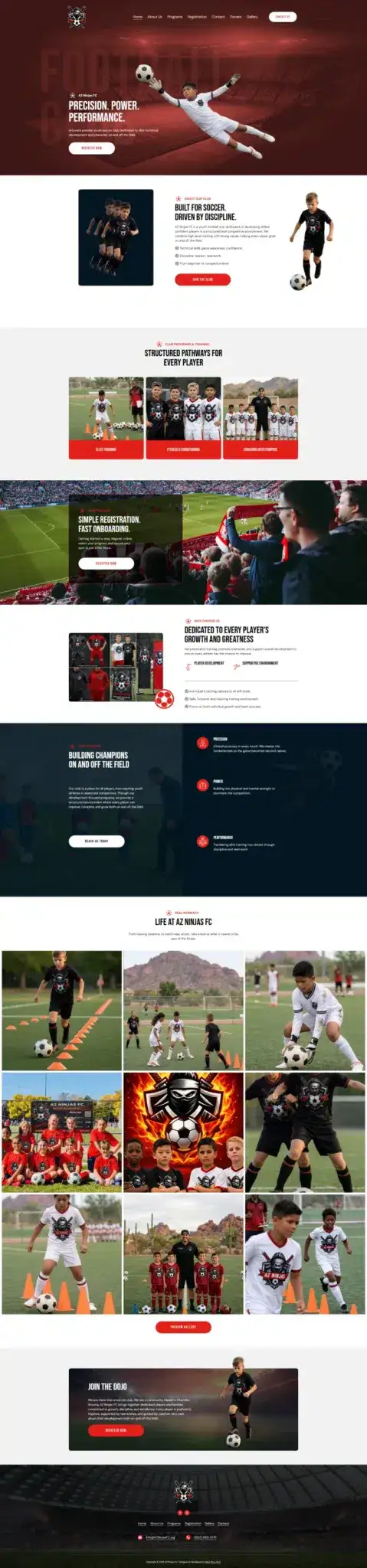 AZ Ninjas FC website