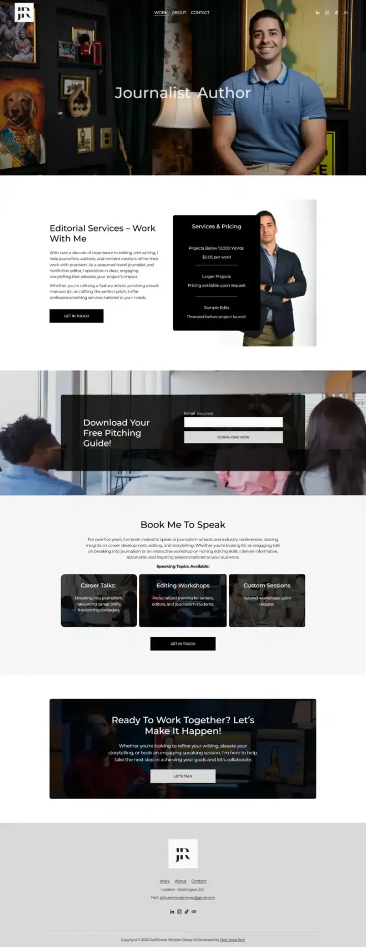 Josh Rivera website