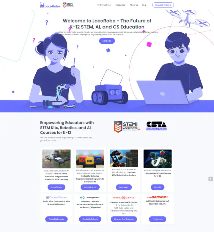 LocoRobo website