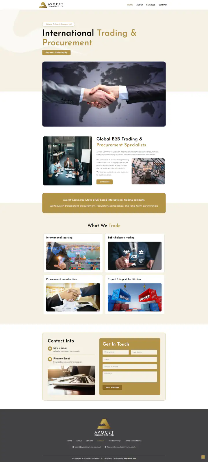Avocet Commerce website